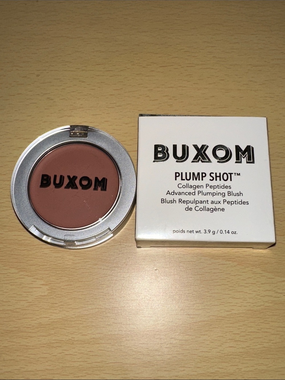 Buxom Plump Shot Collagen Peptides blissful buff Advanced Plumping Blush